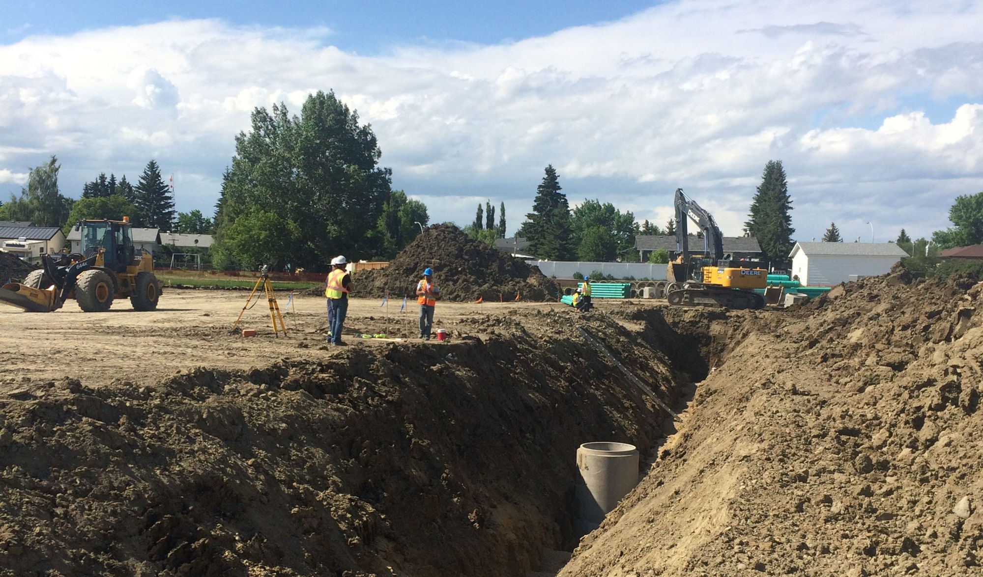 Crew on site